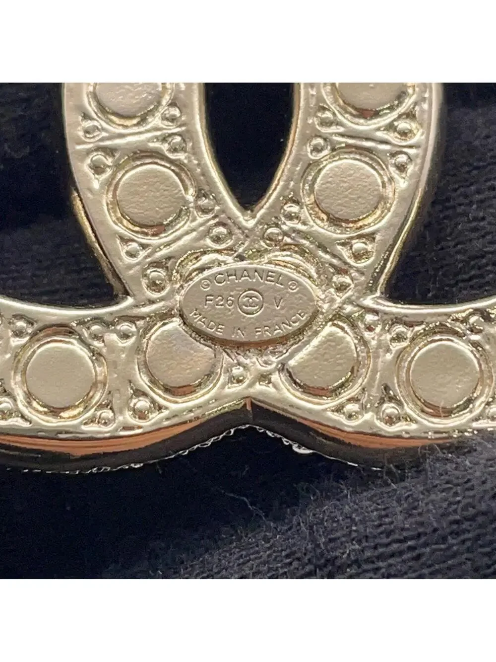 Chanel Cc Logo Brooch Metal #357871C12B